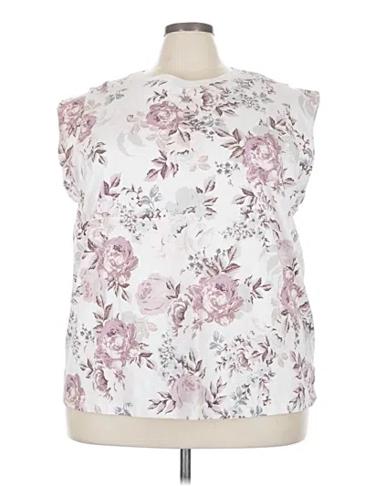 Pre-owned Torrid Sleeveless Blouse In White
