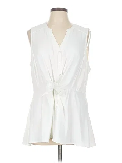 Torrid Sleeveless Blouse In White