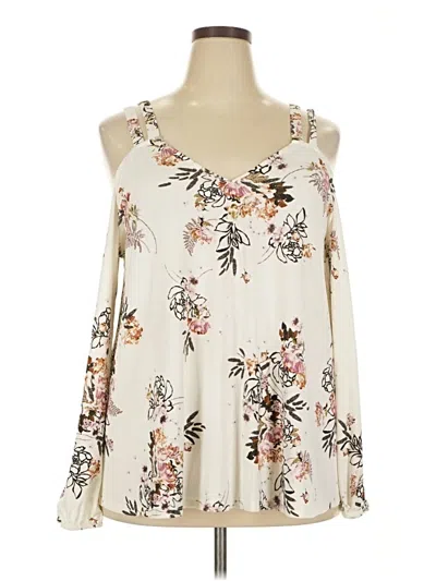 Pre-owned Torrid Sleeveless Blouse In White