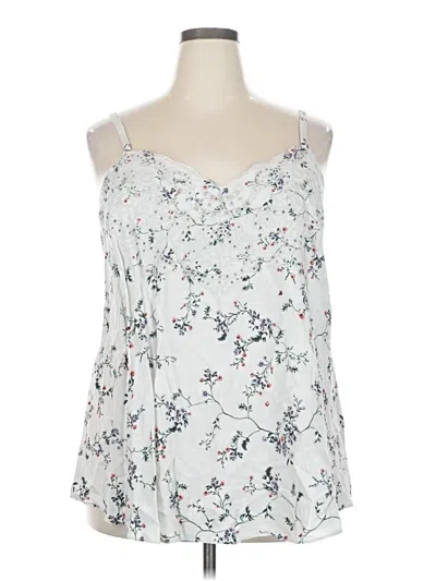 Pre-owned Torrid Sleeveless Blouse In White