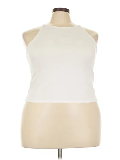 Pre-owned Torrid Sleeveless Blouse In White