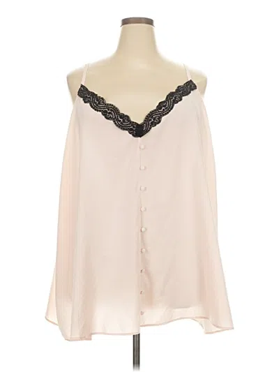Pre-owned Torrid Sleeveless Blouse In White