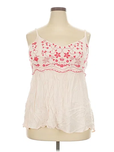 Pre-owned Torrid Sleeveless Blouse In White