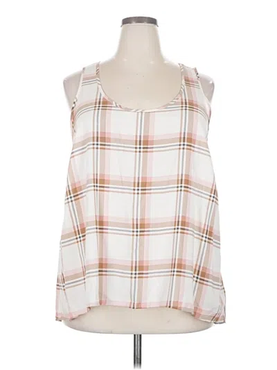 Pre-owned Torrid Sleeveless Blouse In White