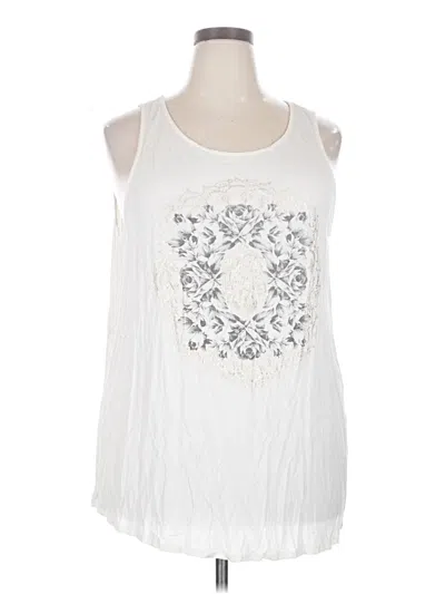 Pre-owned Torrid Sleeveless Blouse In White