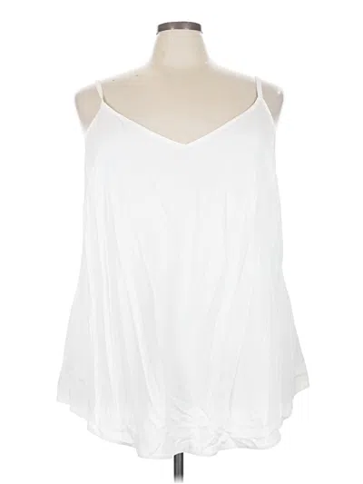 Pre-owned Torrid Sleeveless Blouse In White