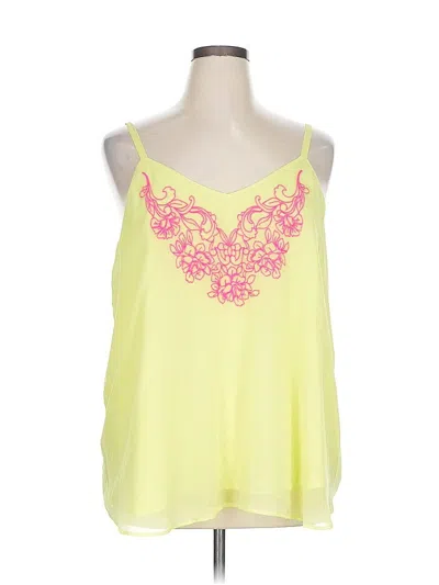Pre-owned Torrid Sleeveless Blouse In Yellow