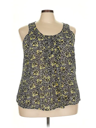 Pre-owned Torrid Sleeveless Blouse In Yellow