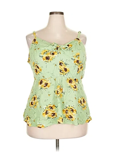 Pre-owned Torrid Sleeveless Blouse In Yellow