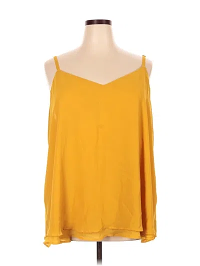 Pre-owned Torrid Sleeveless Blouse In Yellow
