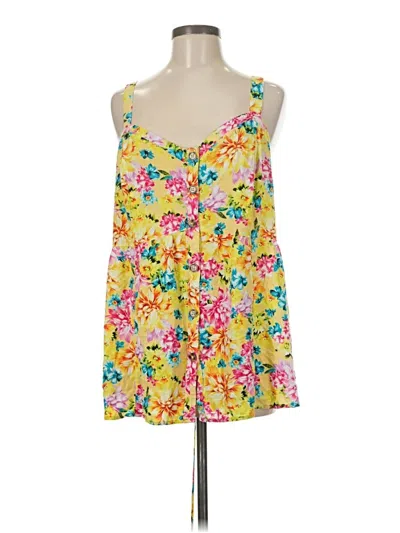 Pre-owned Torrid Sleeveless Blouse In Yellow