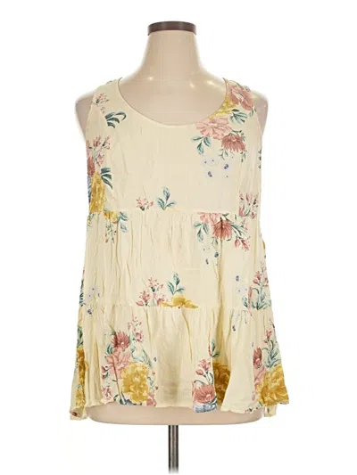 Pre-owned Torrid Sleeveless Blouse In Yellow