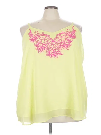 Pre-owned Torrid Sleeveless Blouse In Yellow