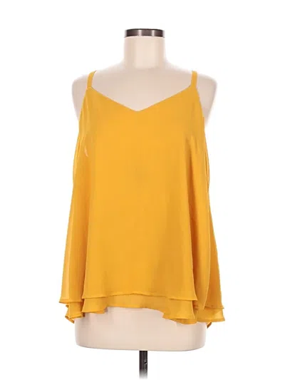 Pre-owned Torrid Sleeveless Blouse In Yellow