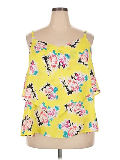 Pre-owned Torrid Sleeveless Blouse In Yellow