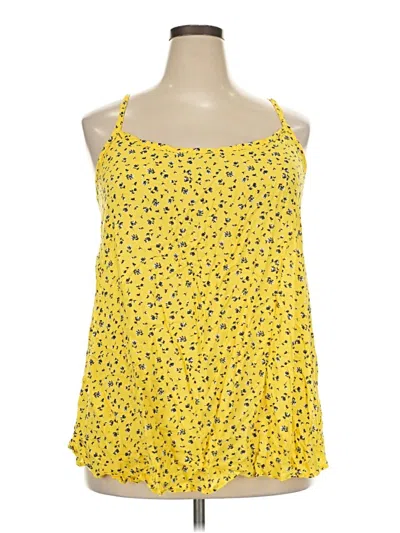 Pre-owned Torrid Sleeveless Blouse In Yellow