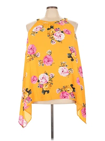 Torrid Sleeveless Blouse In Yellow