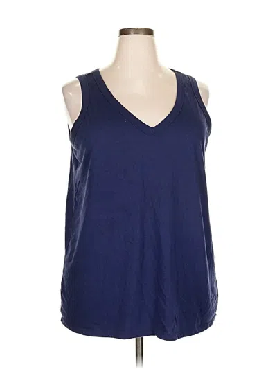 Pre-owned Torrid Sleeveless T-shirt In Blue