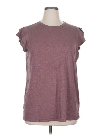 Pre-owned Torrid Sleeveless T-shirt In Burgundy