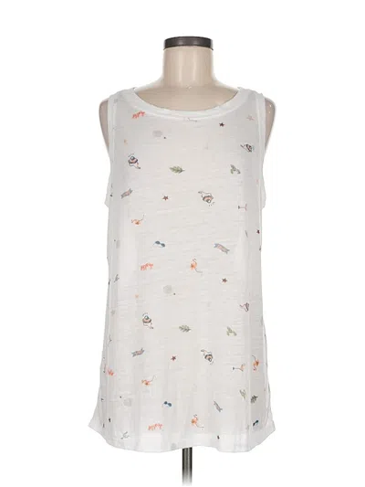 Pre-owned Torrid Sleeveless T-shirt In White