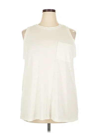 Pre-owned Torrid Sleeveless T-shirt In White