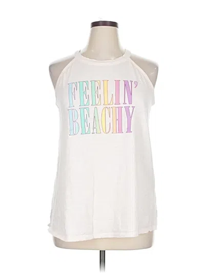 Pre-owned Torrid Sleeveless T-shirt In White