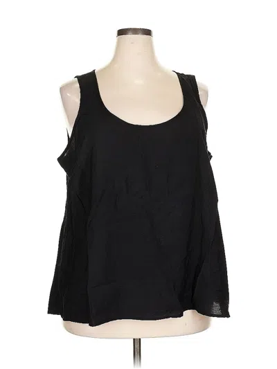 Torrid Sleeveless Top Black Cold Shoulder Neckline Tops