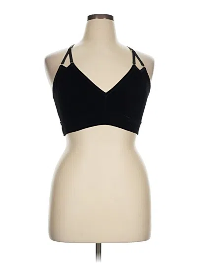 Pre-owned Torrid Sleeveless Top Black Halter Neckline Tops
