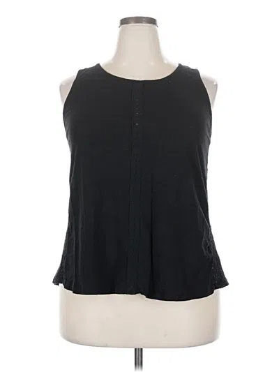 Pre-owned Torrid Sleeveless Top Black Halter Neckline Tops