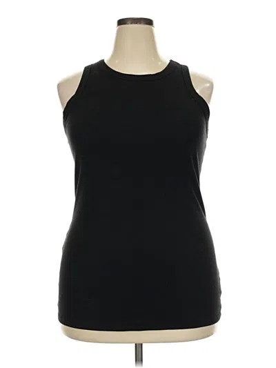 Pre-owned Torrid Sleeveless Top Black Halter Neckline Tops