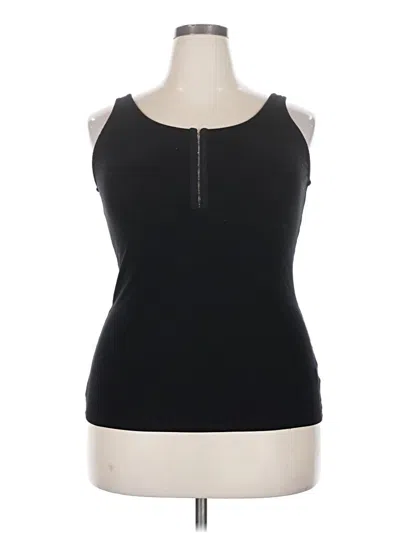 Pre-owned Torrid Sleeveless Top Black Keyhole Neckline Tops