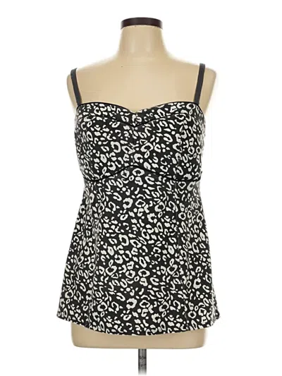 Pre-owned Torrid Sleeveless Top Black Strapless Neckline Tops