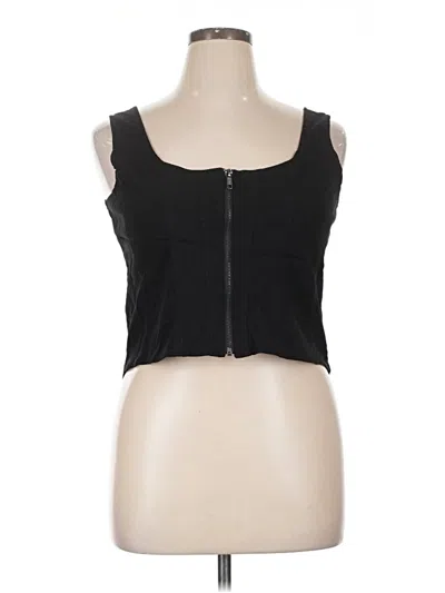 Pre-owned Torrid Sleeveless Top Black Strapless Neckline Tops