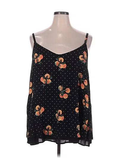 Pre-owned Torrid Sleeveless Top Black Sweetheart Neckline Tops