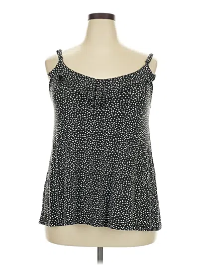 Pre-owned Torrid Sleeveless Top Black Sweetheart Neckline Tops