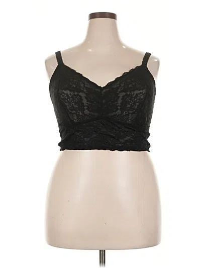 Pre-owned Torrid Sleeveless Top Black Sweetheart Neckline Tops