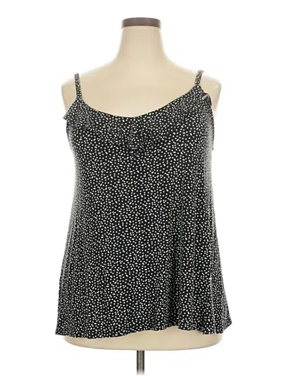 Pre-owned Torrid Sleeveless Top Black Sweetheart Neckline Tops
