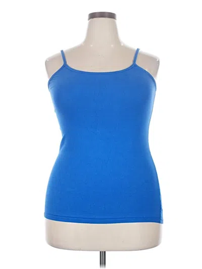 Pre-owned Torrid Sleeveless Top Blue Halter Neckline Tops