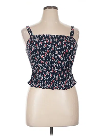 Pre-owned Torrid Sleeveless Top Blue Sweetheart Neckline Tops