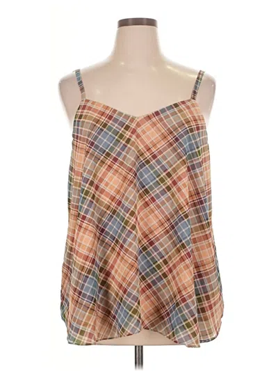 Pre-owned Torrid Sleeveless Top Brown Square Neckline Tops