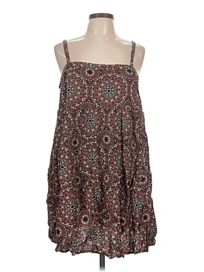Pre-owned Torrid Sleeveless Top Brown Strapless Neckline Tops