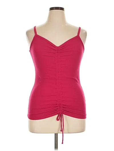 Pre-owned Torrid Sleeveless Top Burgundy Sweetheart Neckline Tops