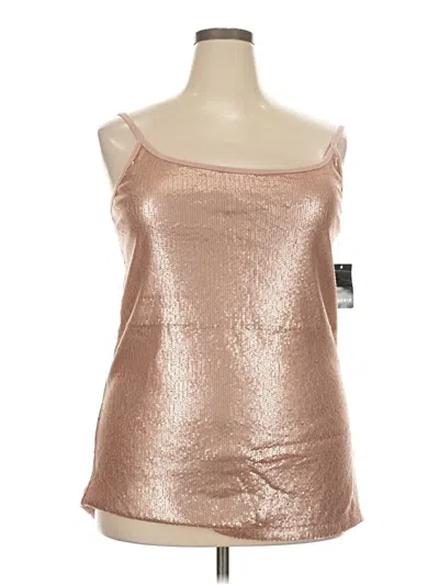 Torrid Sleeveless Top Gold Strapless Neckline Tops