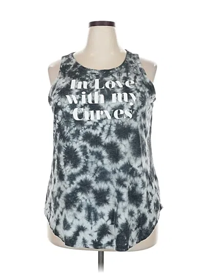 Pre-owned Torrid Sleeveless Top Gray Halter Neckline Tops