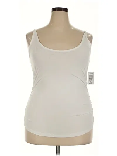 Torrid Sleeveless Top Ivory Scoop Neck Tops