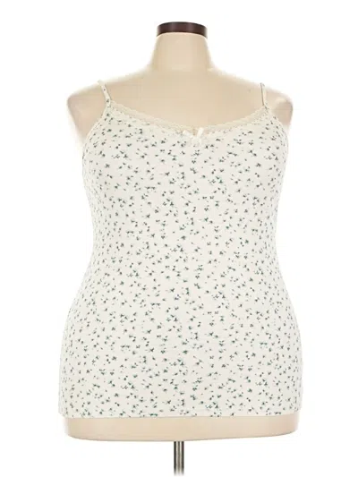 Pre-owned Torrid Sleeveless Top Ivory Sweetheart Neckline Tops