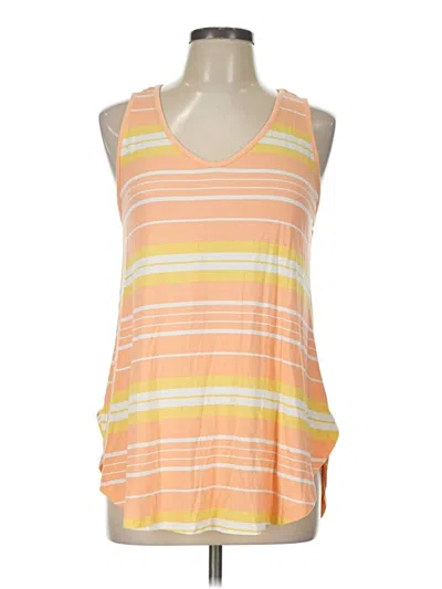 Pre-owned Torrid Sleeveless Top Orange Scoop Neck Tops