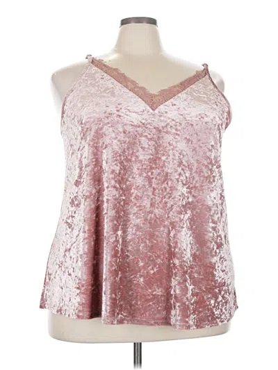 Pre-owned Torrid Sleeveless Top Pink Halter Neckline Tops