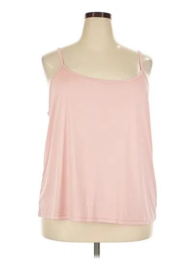 Pre-owned Torrid Sleeveless Top Pink Scoop Neck Tops