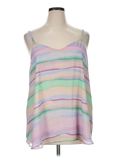 Pre-owned Torrid Sleeveless Top Pink Scoop Neck Tops